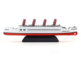 Cruise Ship white Red miniature scale model