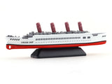 Cruise Ship white Red miniature scale model