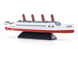 Cruise Ship white Red miniature scale model