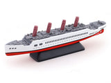Cruise Ship white Red miniature scale model