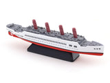 Cruise Ship white Red miniature scale model