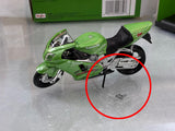 Damaged : Kawasaki Ninja ZX-12R 1:18 Maisto licensed diecast scale model bike