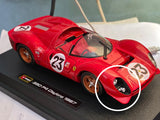 Missing Part : 1967 Ferrari 330 P4 Daytona 1:24 Bburago licensed diecast Scale Model car collectible