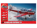 De Havilland Chipmunk T-10 1:48 Airfix plastic model kit fighter jet