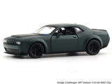 Dodge Challenger SRT Demon Matte Green 1:33-42 RMZ City licensed pull back car scale model