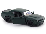 Dodge Challenger SRT Demon Matte Green 1:33-42 RMZ City licensed pull back car scale model
