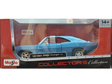 1969 Dodge Charger R/T blue 1:25 Maisto licensed diecast Scale Model car