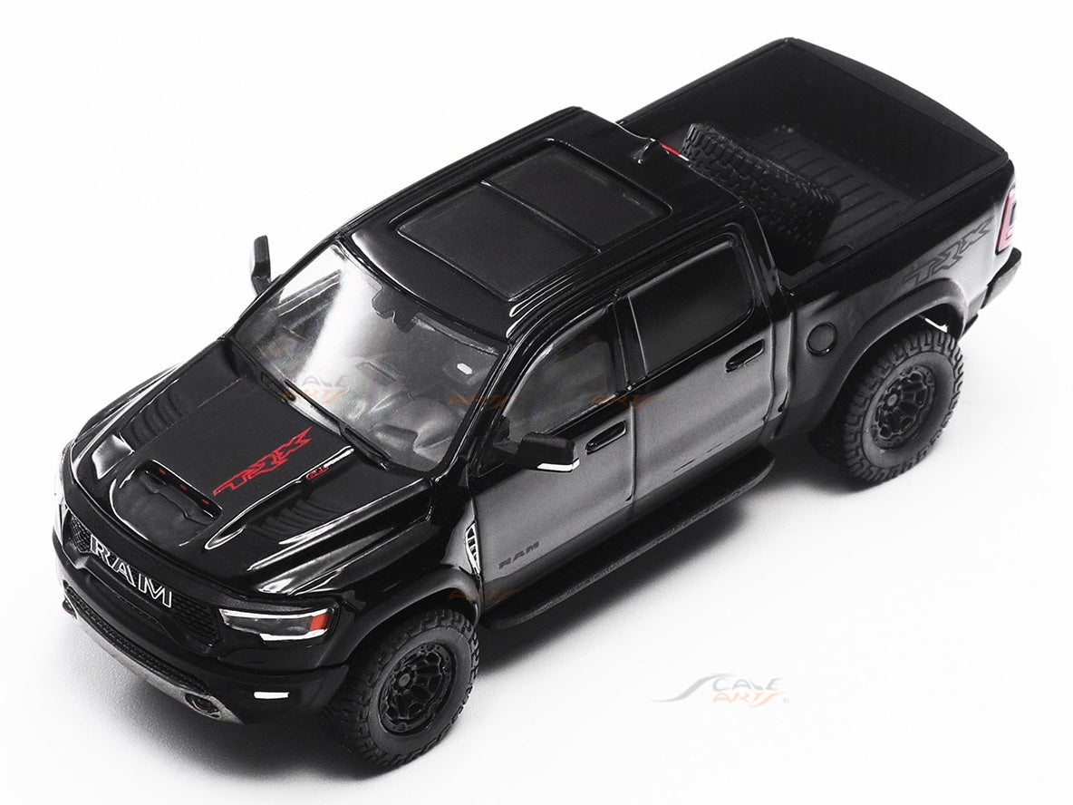 1/64 Dodge RAM TRX ダッジ　ラムTRX トラックミニカー Dodge Ram 1500 TRX Black 1:64 Shadow Pro Licensed Diecast Model