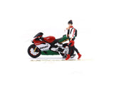 Ducati tricolor 1:64 Moreart scale bike model collectible