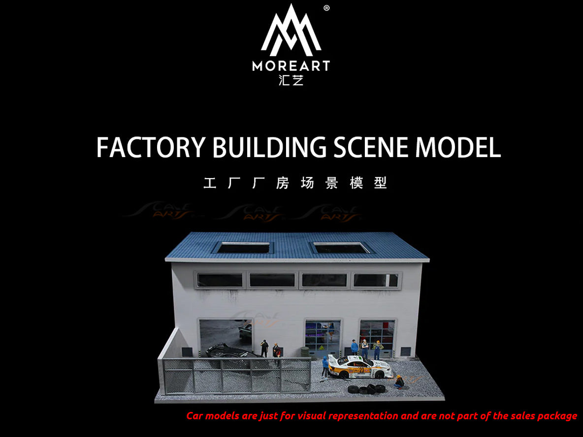 Factory Building Diorama 1:64 MoreArt Display Diorama | Buy in