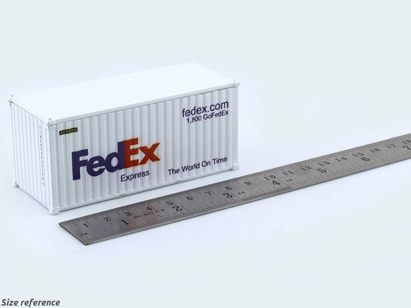 Time Box Container Fedex FedEx diecast container 1:64 Time Box scale model | Scale Arts India