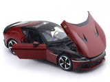 Ferrari 12 Cilindri Red 1:24 Bburago Licensed Diecast Scale Model Car with Acrylic Cover