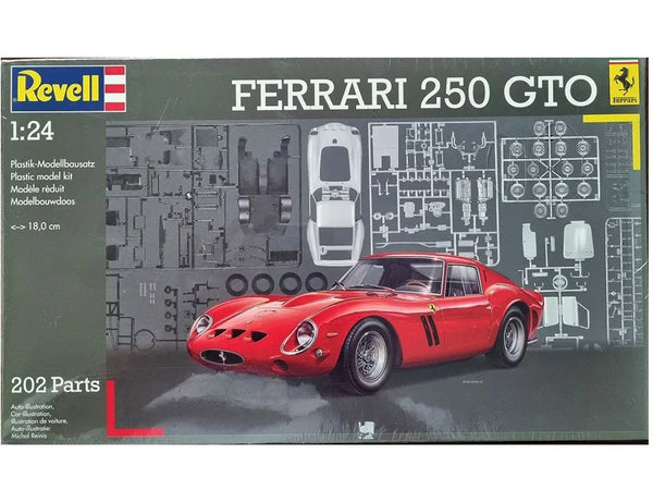 Ferrari 250 GTO 1:24 Revell plastic scale model cars kit