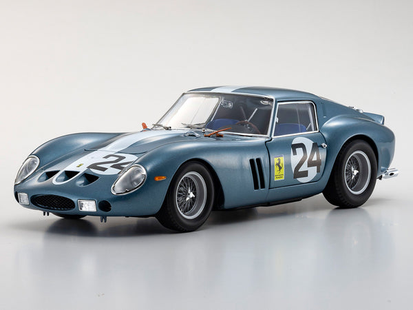 PreOrder : Ferrari 250 GTO 1962 Sebring Blue Nr. 24 1:18 Kyosho diecast scale model car