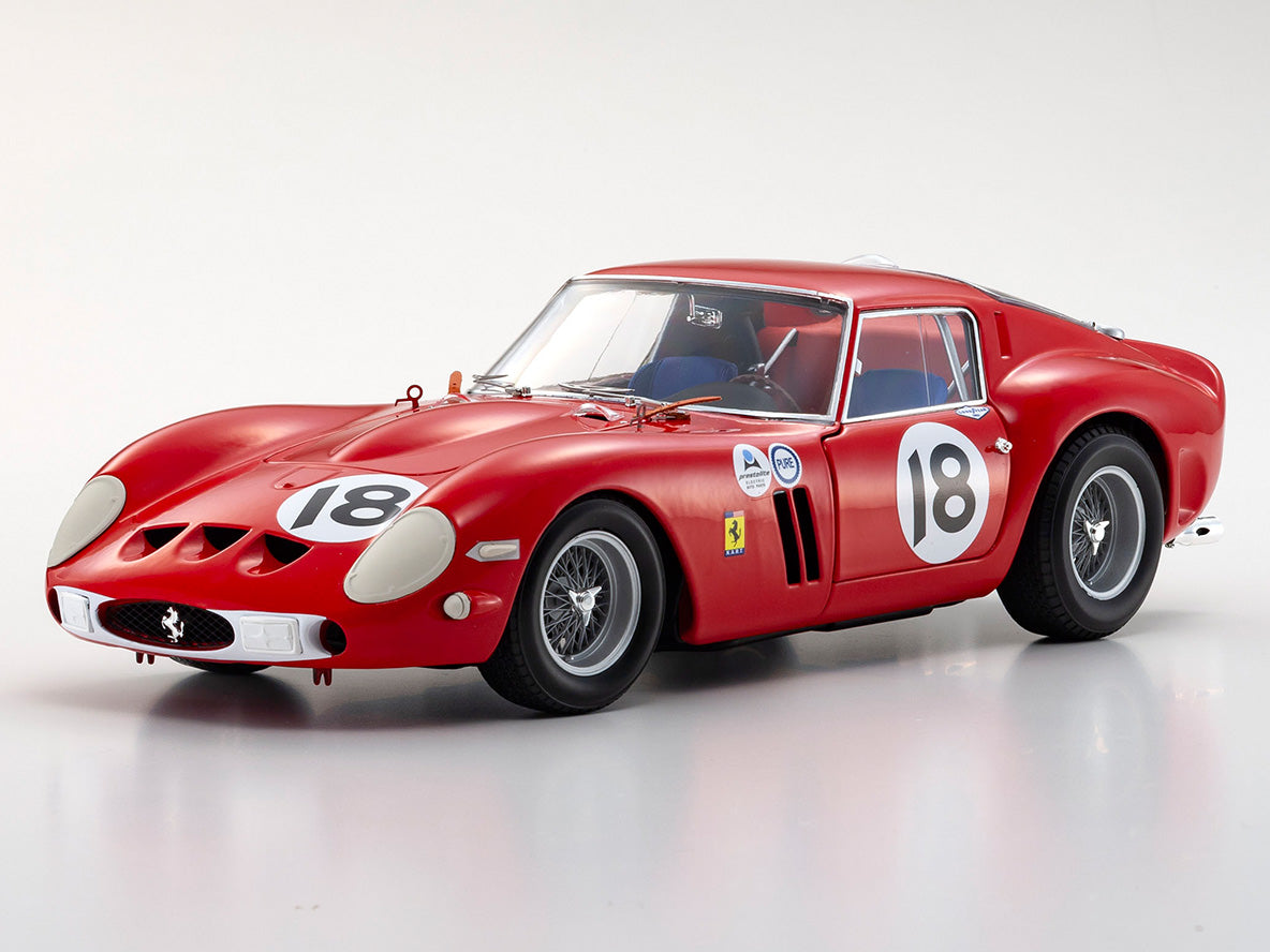 PreOrder : Ferrari 250 GTO 1963 Daytona 3H Red Nr. 18 1:18 Kyosho 