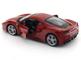 Ferrari 488 GTB with Acrylic case 1:24 Bburago licensed diecast Scale Model car collectible