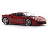 Ferrari 488 GTB with Acrylic case 1:24 Bburago licensed diecast Scale Model car collectible