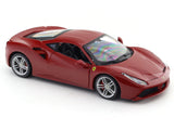 Licensed Ferrari diecast model car in 1:24 scale with Bburago display stand