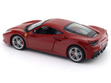 Ferrari 488 GTB with Acrylic case 1:24 Bburago licensed diecast Scale Model car collectible