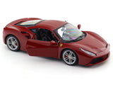 Ferrari 488 GTB with Acrylic case 1:24 Bburago licensed diecast Scale Model car collectible