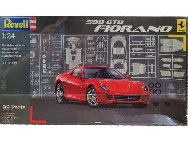 Ferrari 599 GTB Fiorano 1:24 Revell plastic scale model cars kit