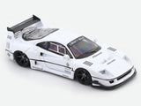 Ferrari F40 LBWK white 1:64 Street Warrior diecast scale model car miniature collectible