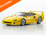 PreOrder : Ferrari F40 Yellow 1:18 Kyosho diecast scale model car collectible