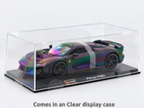 Ferrari F80 with Clear Case matte black 1:24 Bburago Licensed Diecast Model Car | Hypercar Collectible | Buy in India