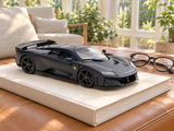Ferrari F80 with Clear Case matte black 1:24 Bburago Licensed Diecast Model Car | Hypercar Collectible | Buy in India