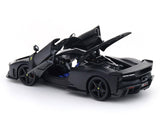 Ferrari F80 with Clear Case matte black 1:24 Bburago Licensed Diecast Model Car | Hypercar Collectible | Buy in India