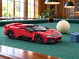 Ferrari F80 with Clear Case Red 1:43 Bburago Licensed Diecast Scale Model Car | Hypercar Collectible | Buy in India