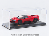 Ferrari F80 with Clear Case Red 1:43 Bburago Licensed Diecast Scale Model Car | Hypercar Collectible | Buy in India