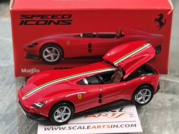 Ferrari Monza SP1 red 1:64 Maisto licensed diecast scale model car