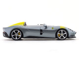 Ferrari Monza SP1 silver with Acrylic case 1:24 Bburago licensed diecast Scale Model car collectible