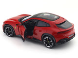 Ferrari Purosangue Red 1:24 Bburago Licensed Diecast Scale Model Car with Acrylic Cover