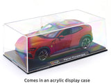 Ferrari Purosangue Red 1:24 Bburago Licensed Diecast Scale Model Car with Acrylic Cover