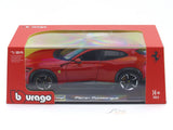 Ferrari Purosangue Red 1:24 Bburago Licensed Diecast Scale Model Car with Acrylic Cover