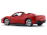 Ferrari like red pull back alloy car