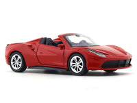 Ferrari like red pull back alloy car