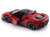 Ferrari SF90 Stradale with Acrylic case 1:24 Bburago licensed diecast Scale Model car collectible