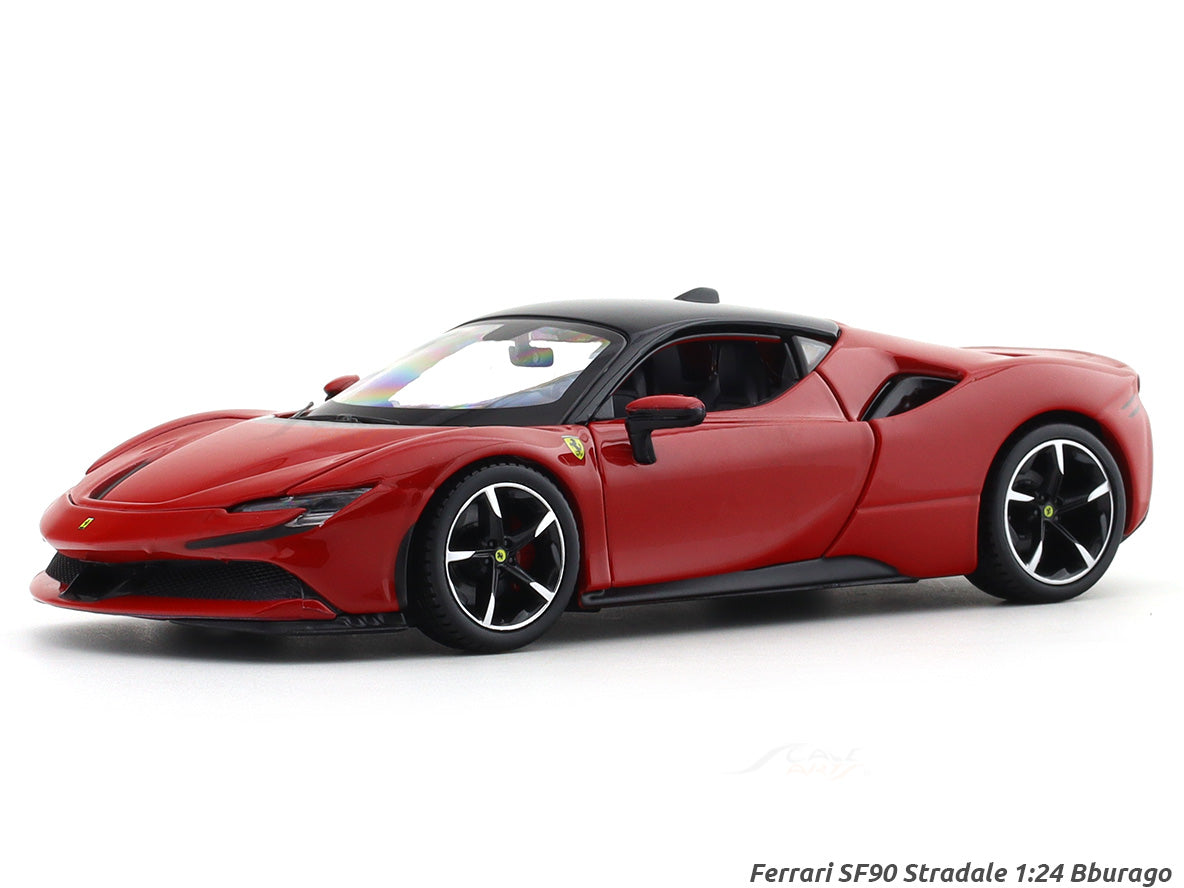 Ferrari SF90 Stradale with Acrylic case 1:24 Bburago licensed diecast ...