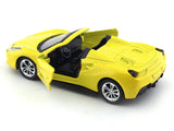 Ferrari like yellow pull back alloy car