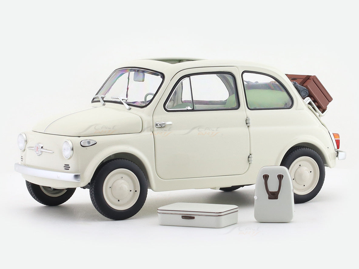 Fiat Nuova 500 with Accessories 1:18 Kyosho Premium Licensed Scale