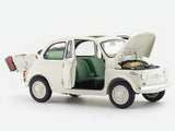 Fiat Nuova 500 with Accessories 1:18 Kyosho Premium Licensed Scale Model | Collectible Car Replica