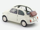 Fiat Nuova 500 with Accessories 1:18 Kyosho Premium Licensed Scale Model | Collectible Car Replica