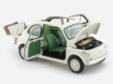 Fiat Nuova 500 with Accessories 1:18 Kyosho Premium Licensed Scale Model | Collectible Car Replica