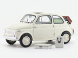Fiat Nuova 500 with Accessories 1:18 Kyosho Premium Licensed Scale Model | Collectible Car Replica