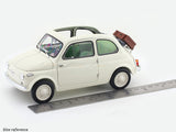 Fiat Nuova 500 with Accessories 1:18 Kyosho Premium Licensed Scale Model | Collectible Car Replica