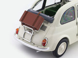 Fiat Nuova 500 with Accessories 1:18 Kyosho Premium Licensed Scale Model | Collectible Car Replica