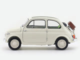 Fiat Nuova 500 with Accessories 1:18 Kyosho Premium Licensed Scale Model | Collectible Car Replica